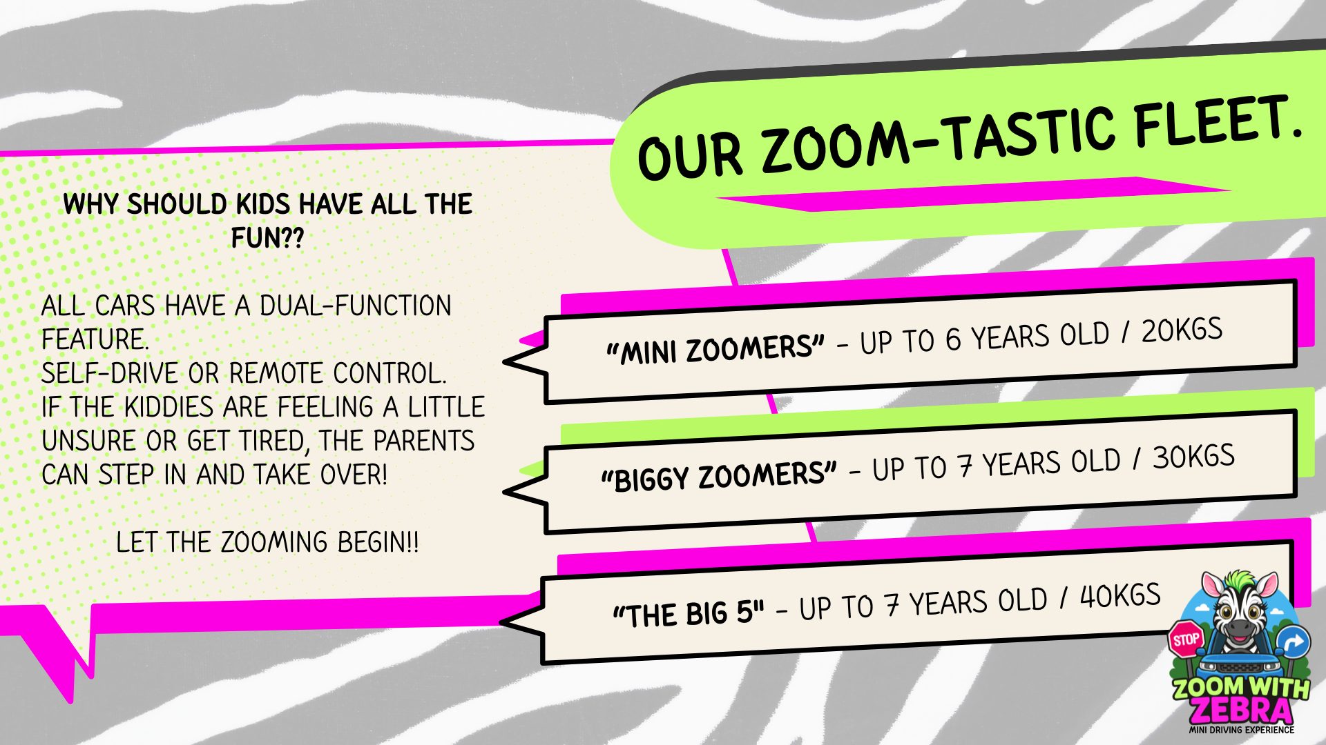 Zoom With Zebra Fleet | Zoom with Zebra
